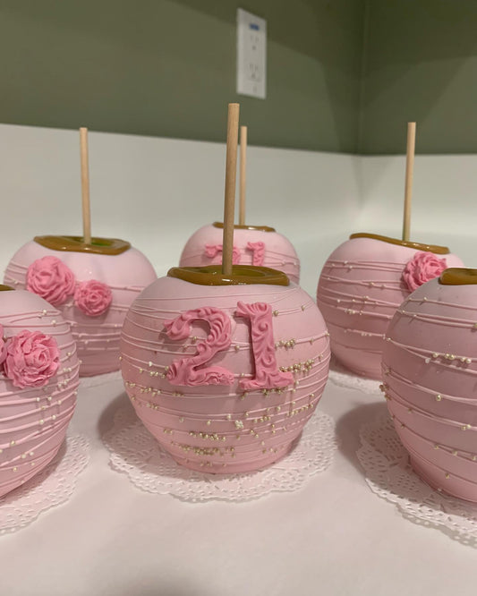 Caramel Chocolate Covered Apple #112